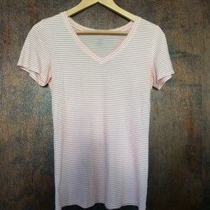 Loft red and white stripe tee.